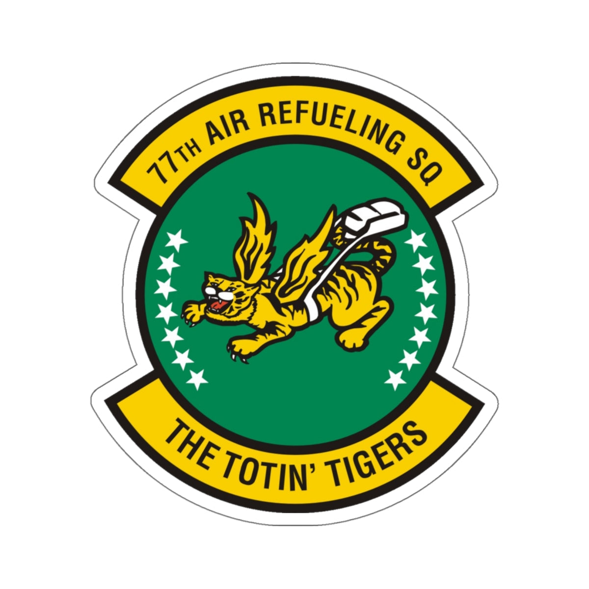 77 Air Refueling Squadron AFRC (U.S. Air Force) STICKER Vinyl Die-Cut Decal-White-The Sticker Space