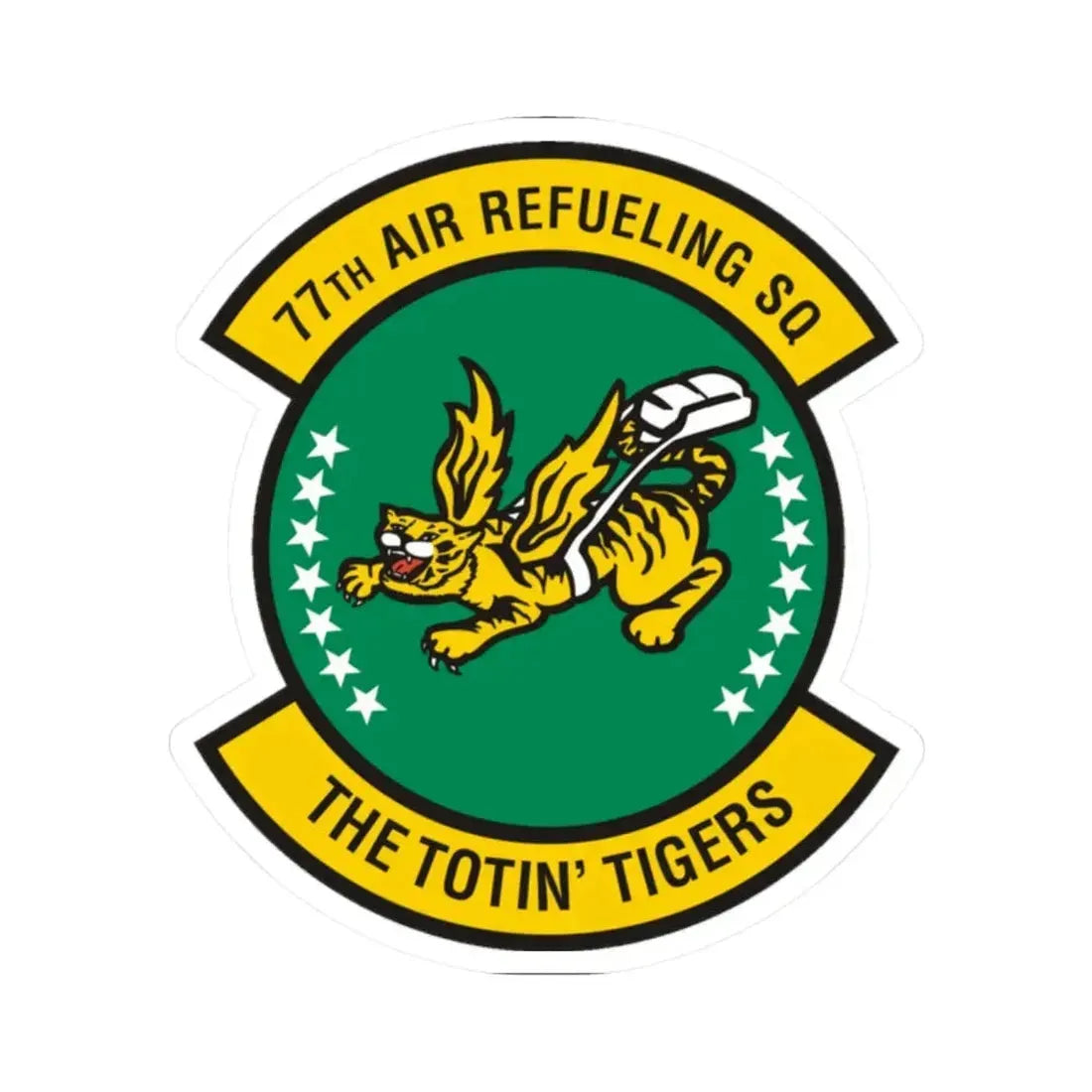 77 Air Refueling Squadron AFRC (U.S. Air Force) STICKER Vinyl Kiss-Cut Decal 2 Inch White - The Sticker Space