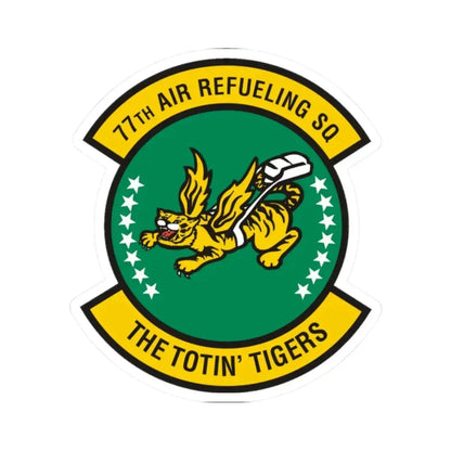 77 Air Refueling Squadron AFRC (U.S. Air Force) STICKER Vinyl Kiss-Cut Decal 2 Inch White - The Sticker Space
