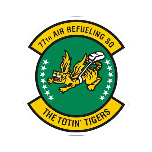 77 Air Refueling Squadron AFRC (U.S. Air Force) STICKER Vinyl Kiss-Cut Decal 2 Inch White - The Sticker Space