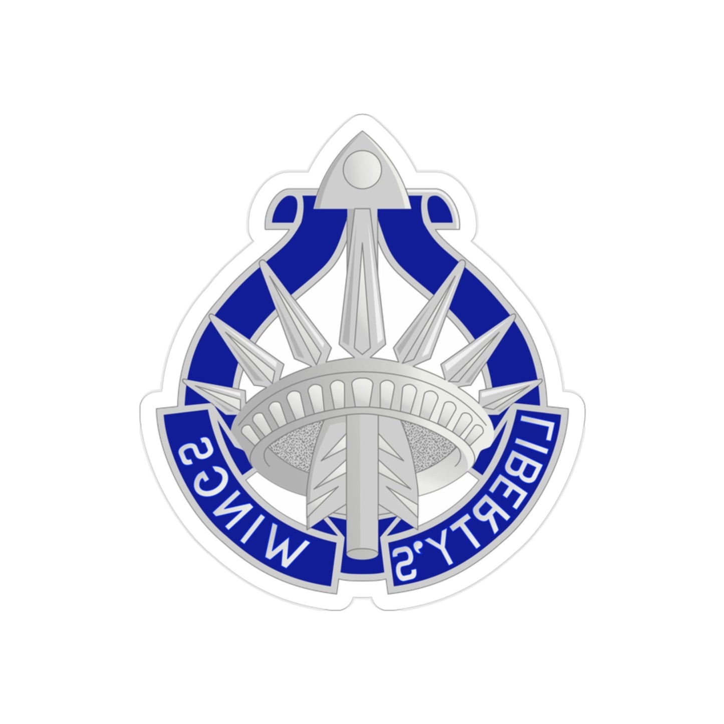 77 Aviation Battalion (U.S. Army) REVERSE PRINT Transparent STICKER-2 Inch-The Sticker Space