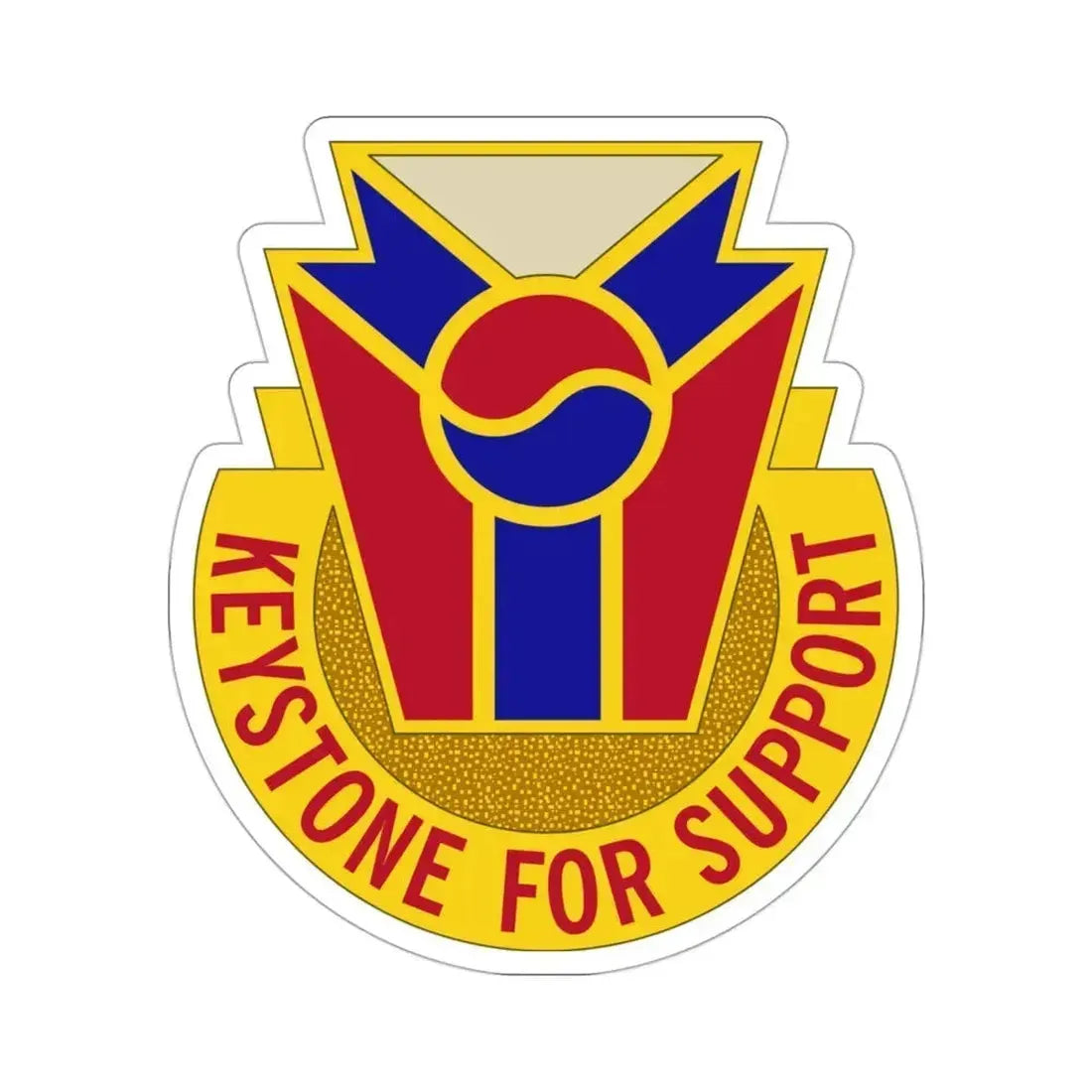 77 Quartermaster Group (U.S. Army) STICKER Vinyl Die-Cut Decal 3 Inch - The Sticker Space