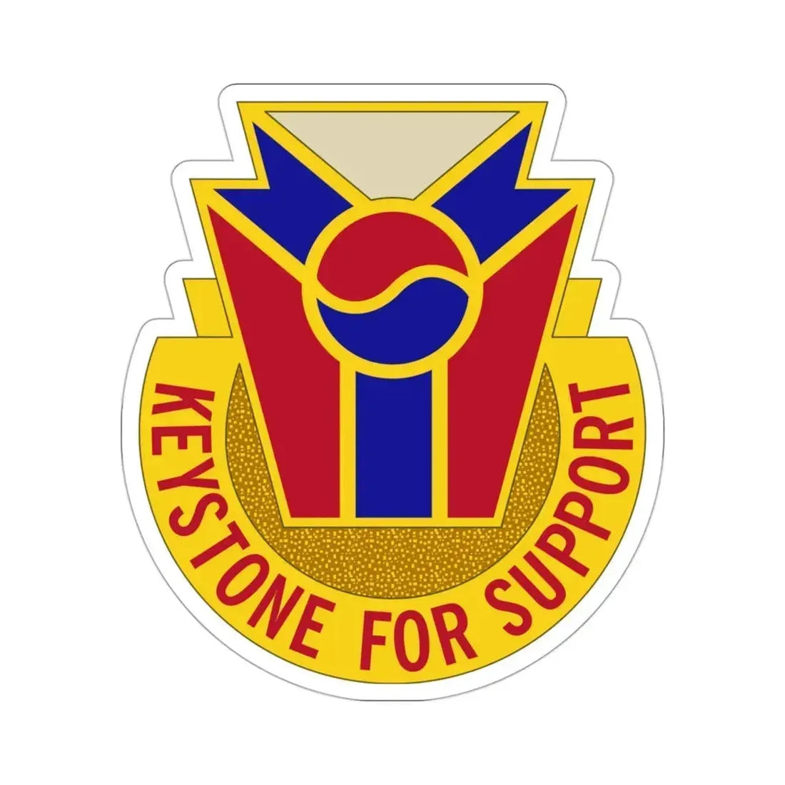 77 Quartermaster Group (U.S. Army) STICKER Vinyl Die-Cut Decal 3 Inch - The Sticker Space