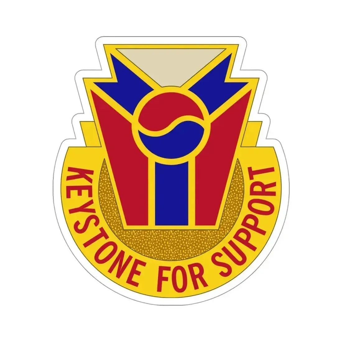 77 Quartermaster Group (U.S. Army) STICKER Vinyl Die-Cut Decal 4 Inch - The Sticker Space
