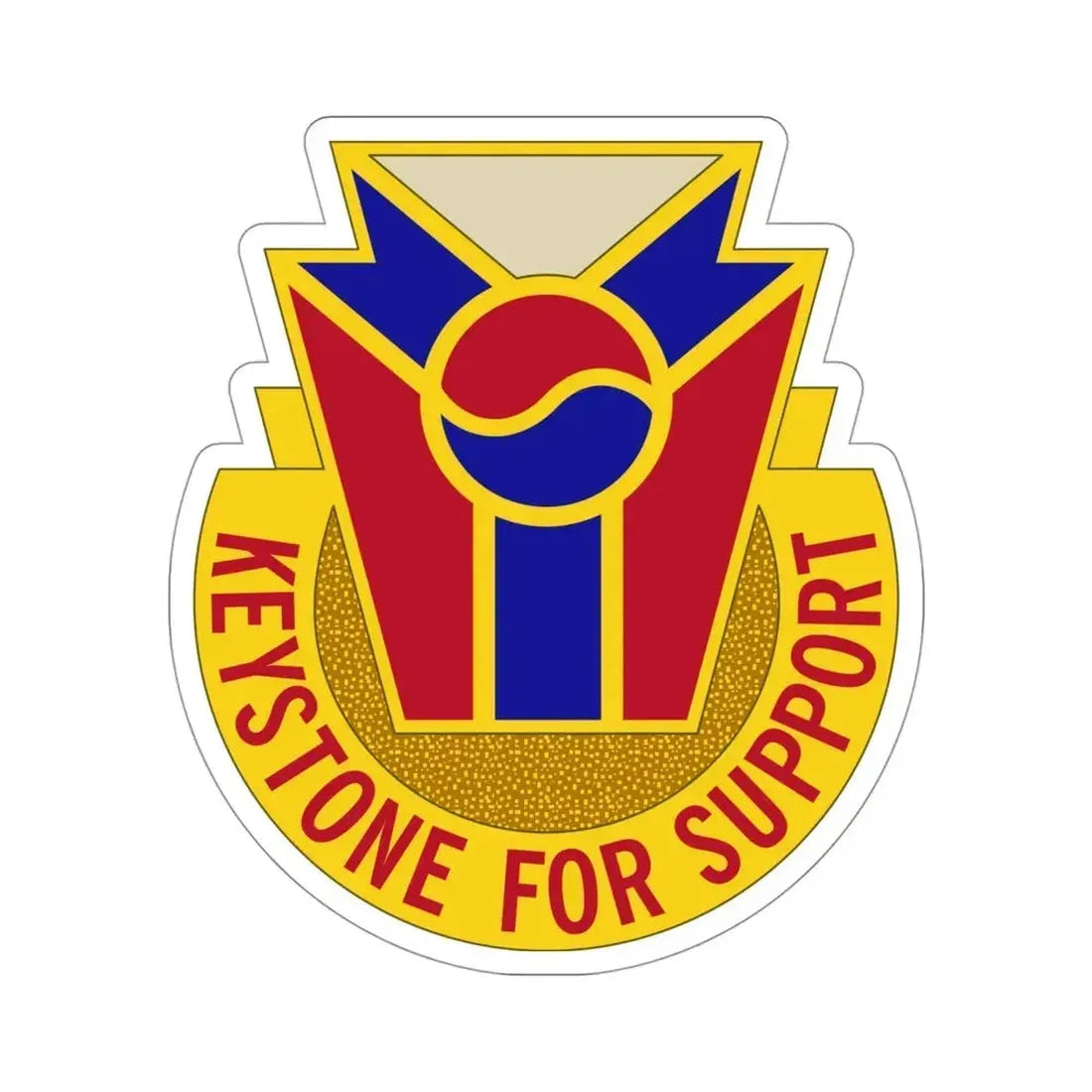 77 Quartermaster Group (U.S. Army) STICKER Vinyl Die-Cut Decal 4 Inch - The Sticker Space