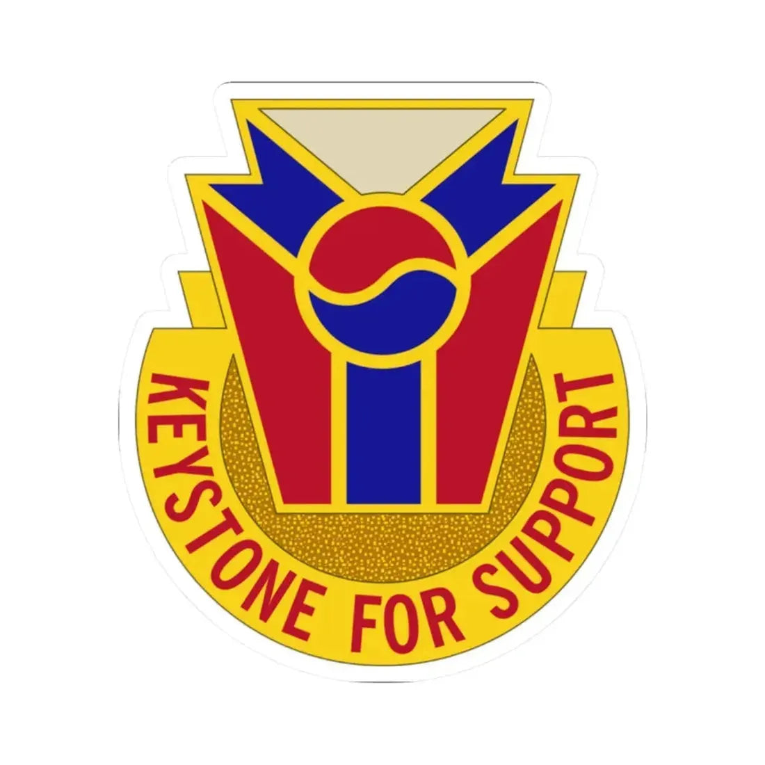 77 Quartermaster Group (U.S. Army) STICKER Vinyl Kiss-Cut Decal 2 Inch White - The Sticker Space