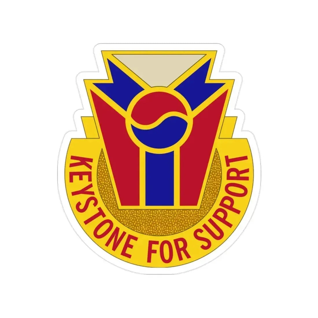 77 Quartermaster Group (U.S. Army) Transparent STICKER Die-Cut Vinyl Decal 2 Inch - The Sticker Space