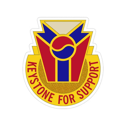 77 Quartermaster Group (U.S. Army) Transparent STICKER Die-Cut Vinyl Decal 5 Inch - The Sticker Space