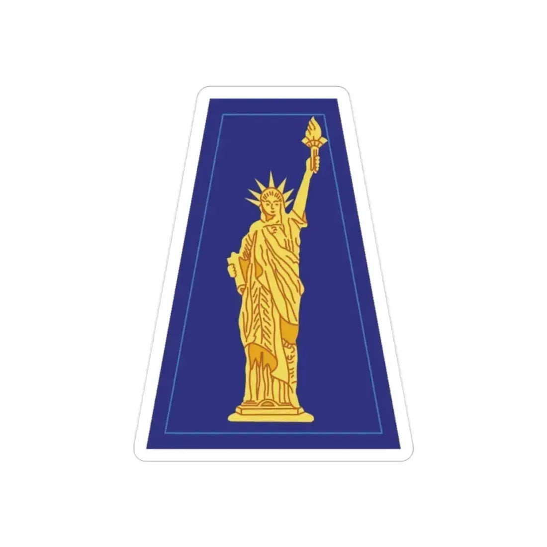 77 Sustainment Brigade (U.S. Army) REVERSE PRINT Transparent Die-Cut STICKER 2 Inch Die-Cut Transparent - The Sticker Space