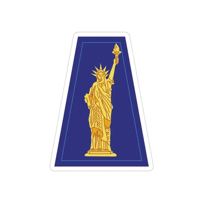 77 Sustainment Brigade (U.S. Army) REVERSE PRINT Transparent Die-Cut STICKER - The Sticker Space