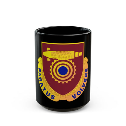 77 Transportation Battalion (U.S. Army) Black Coffee Mug-15oz-The Sticker Space