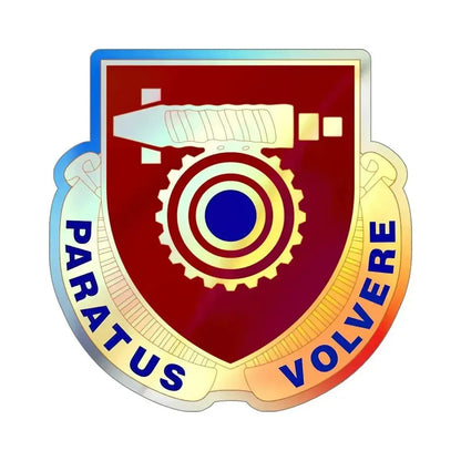 77 Transportation Battalion (U.S. Army) Holographic STICKER Die-Cut Vinyl Decal 6 Inch Holographic - The Sticker Space