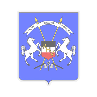 Coat of arms of Upper Volta - STICKER Vinyl Kiss-Cut Decal