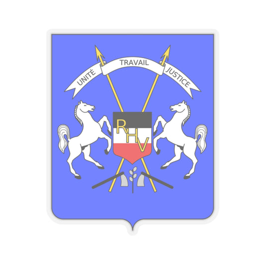 Coat of arms of Upper Volta - STICKER Vinyl Kiss-Cut Decal