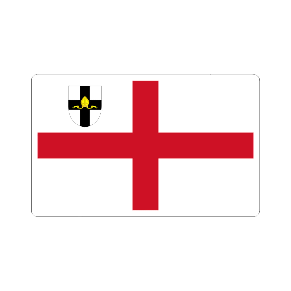 Flag of the Diocese of Carlisle (England) STICKER Vinyl Kiss-Cut Decal