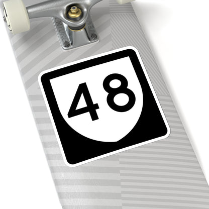 PR urban primary 48 (Puerto Rico) (Road Sign) STICKER Vinyl Kiss-Cut Decal