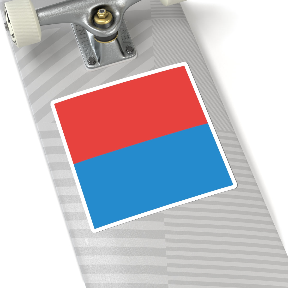 Flag of Canton of Ticino (Switzerland) STICKER Vinyl Kiss-Cut Decal