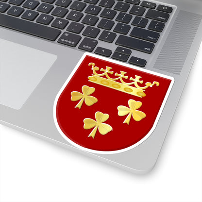 Akkrum wapen (Netherlands) (Coat of Arms) STICKER Vinyl Kiss-Cut Decal