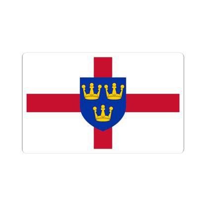 Flag of East Anglia (England) STICKER Vinyl Kiss-Cut Decal