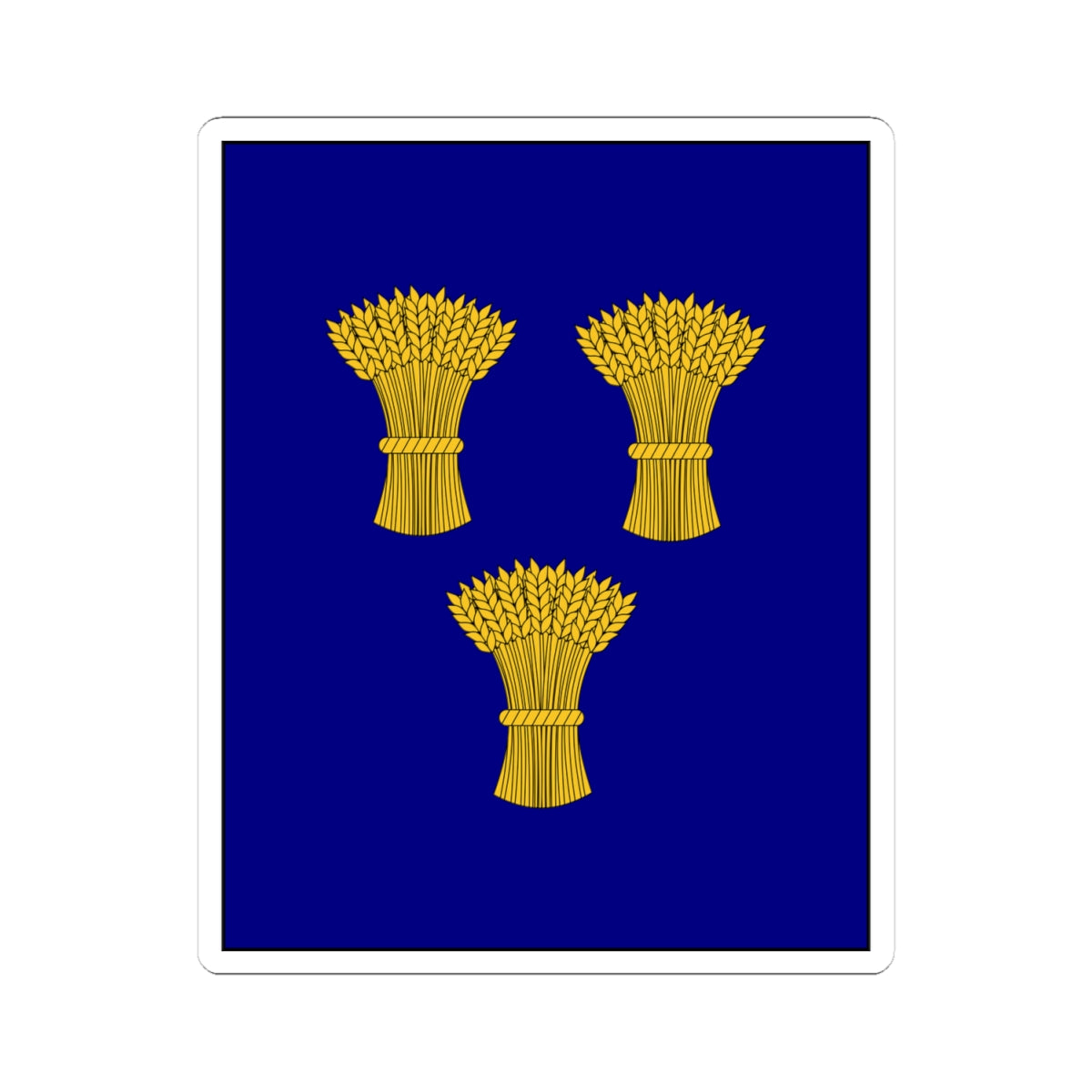 Bannière Ranulf de Blondeville (England) STICKER Vinyl Kiss-Cut Decal