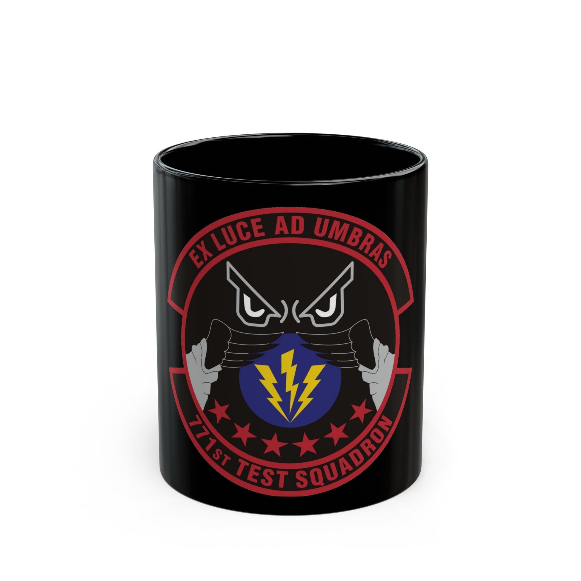 771st Test Squadron (U.S. Air Force) Black Coffee Mug-11oz-The Sticker Space