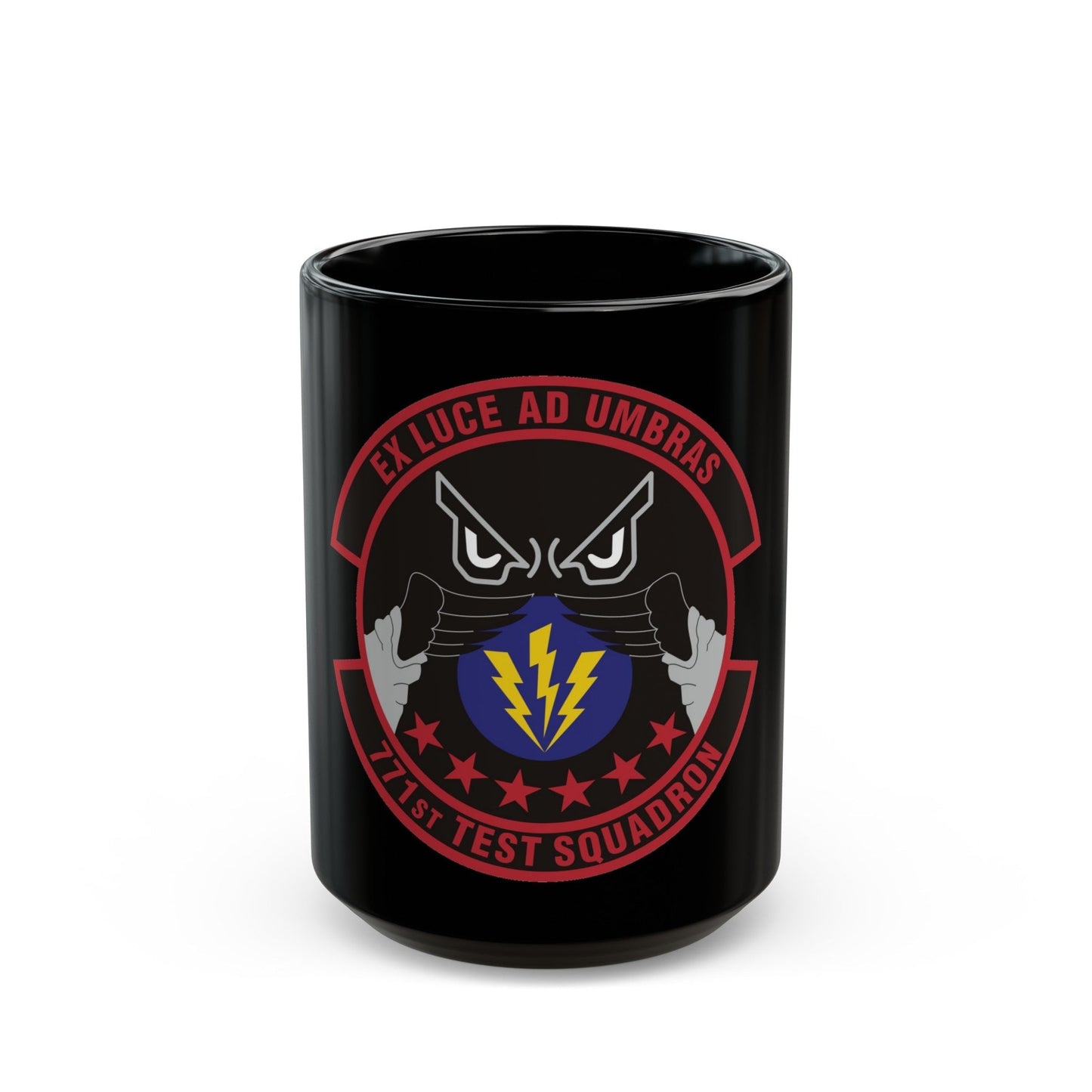 771st Test Squadron (U.S. Air Force) Black Coffee Mug-15oz-The Sticker Space