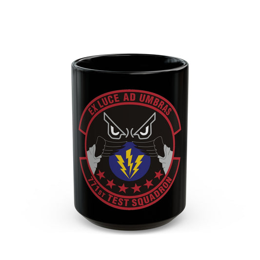 771st Test Squadron (U.S. Air Force) Black Coffee Mug-15oz-The Sticker Space