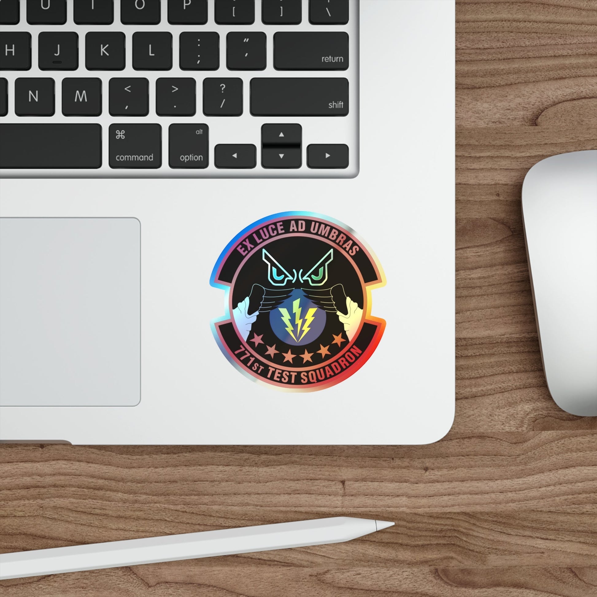 771st Test Squadron (U.S. Air Force) Holographic STICKER Die-Cut Vinyl Decal-The Sticker Space