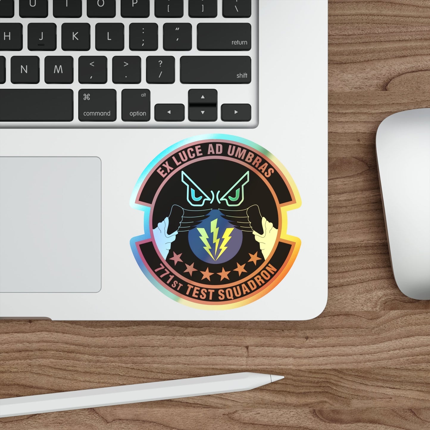 771st Test Squadron (U.S. Air Force) Holographic STICKER Die-Cut Vinyl Decal-The Sticker Space