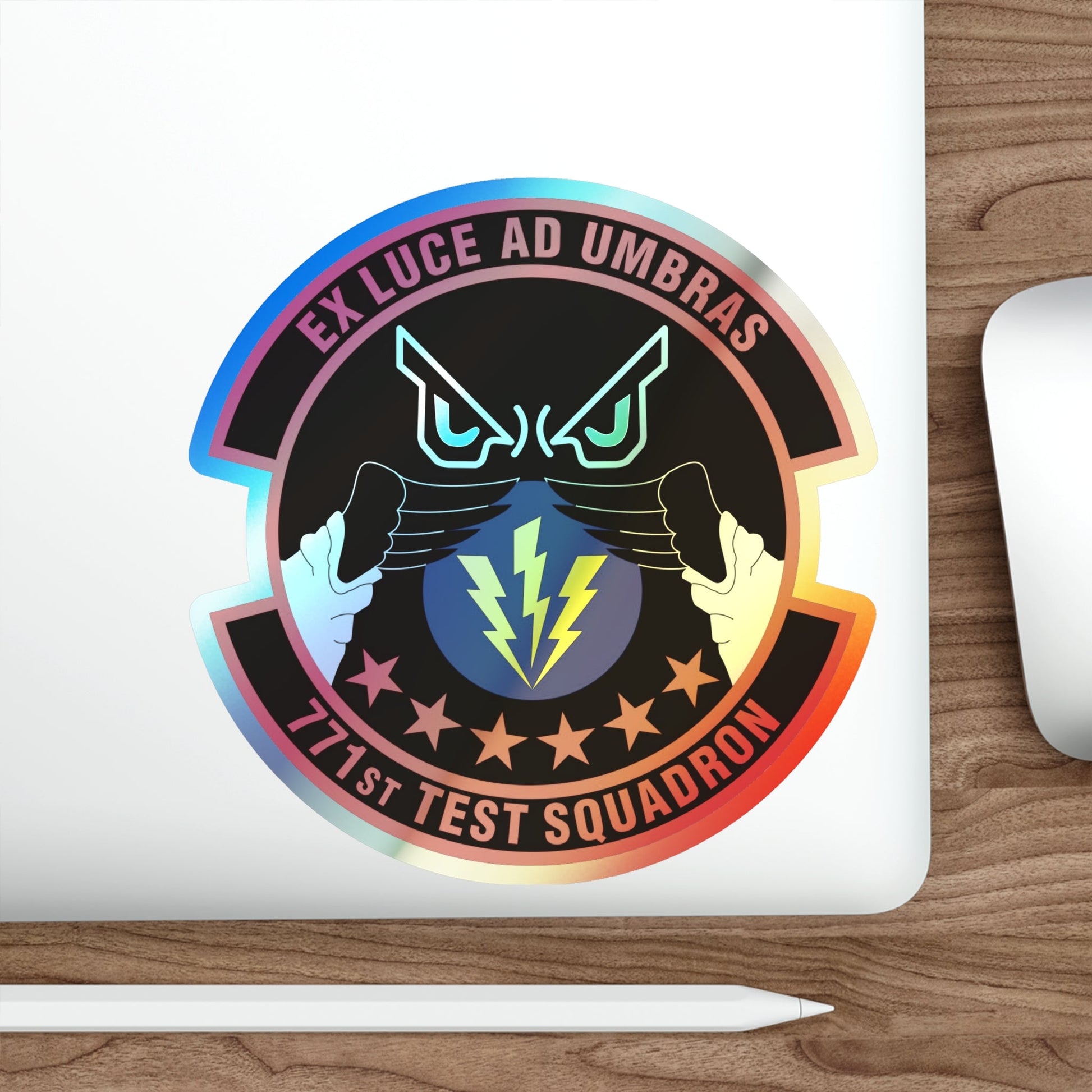 771st Test Squadron (U.S. Air Force) Holographic STICKER Die-Cut Vinyl Decal-The Sticker Space