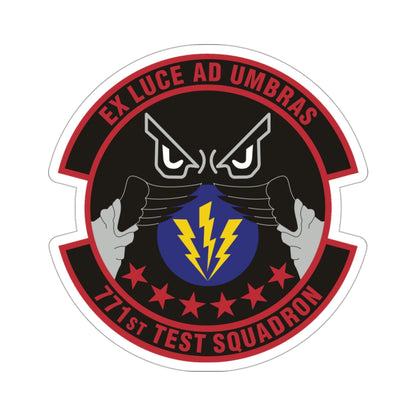 771st Test Squadron (U.S. Air Force) STICKER Vinyl Die-Cut Decal-3 Inch-The Sticker Space