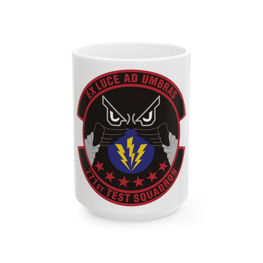 771st Test Squadron (U.S. Air Force) White Coffee Mug-15oz-The Sticker Space