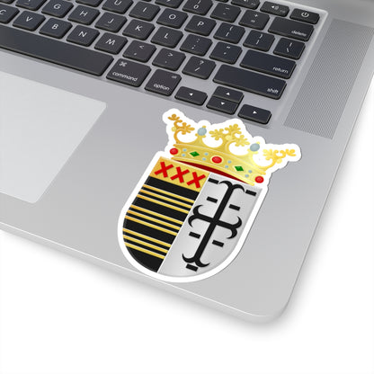 Asten wapen (Netherlands) (Coat of Arms) STICKER Vinyl Kiss-Cut Decal