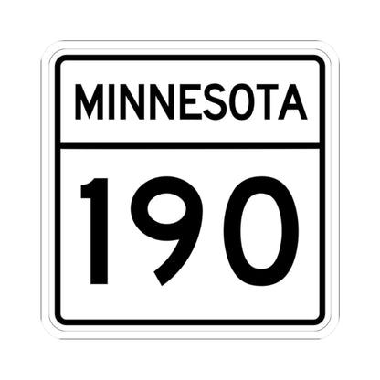 MN-190 1948 (Minnesota) (Road Sign) STICKER Vinyl Kiss-Cut Decal