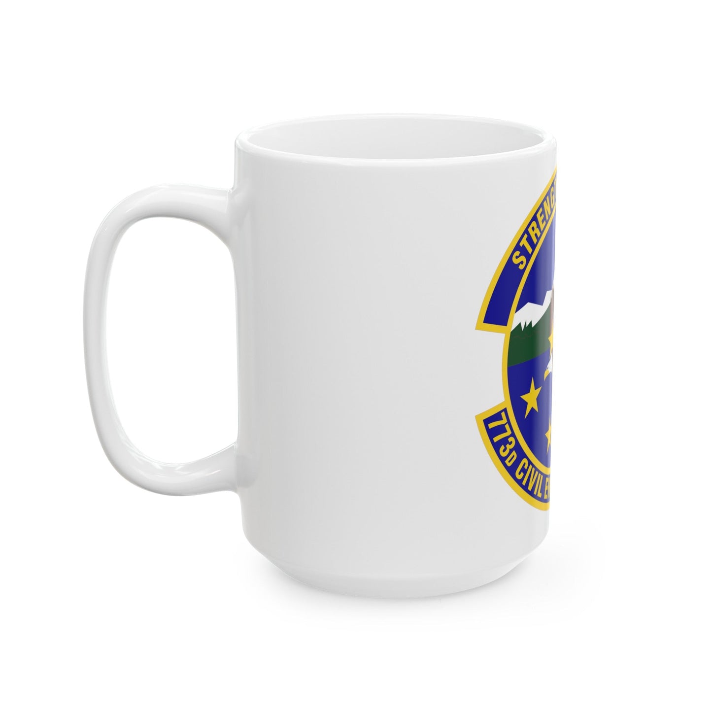 773 Civil Engineer Squadron PACAF (U.S. Air Force) White Coffee Mug-The Sticker Space