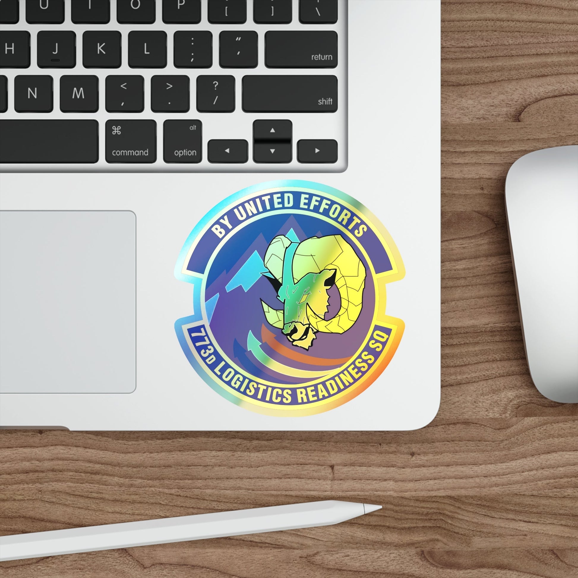 773 Logistics Readiness Squadron PACAF (U.S. Air Force) Holographic STICKER Die-Cut Vinyl Decal-The Sticker Space