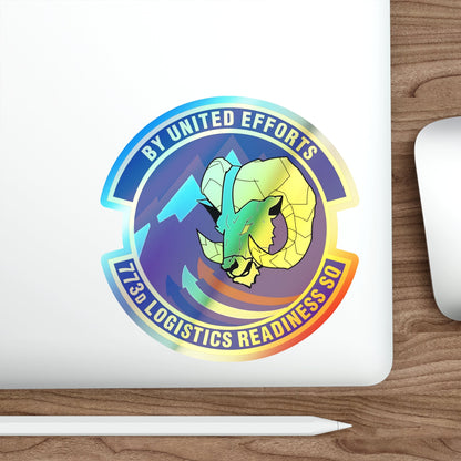 773 Logistics Readiness Squadron PACAF (U.S. Air Force) Holographic STICKER Die-Cut Vinyl Decal-The Sticker Space