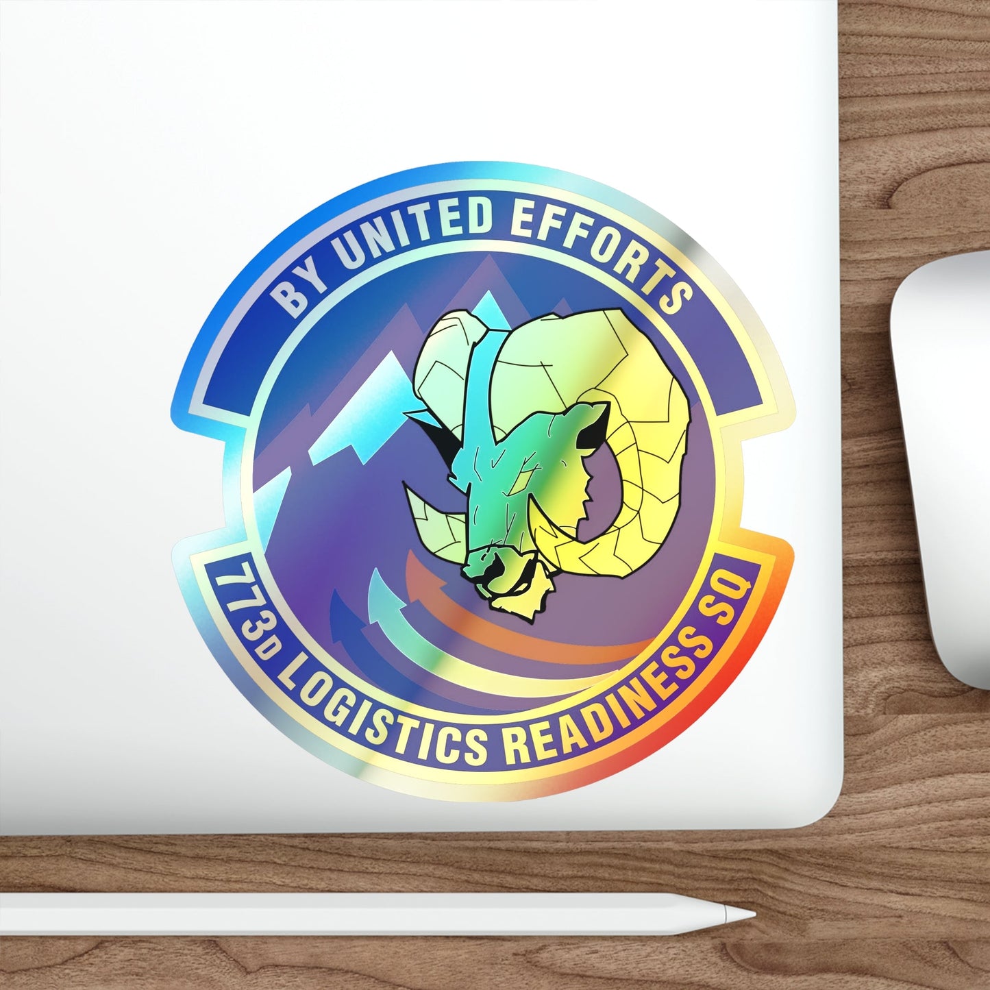 773 Logistics Readiness Squadron PACAF (U.S. Air Force) Holographic STICKER Die-Cut Vinyl Decal-The Sticker Space