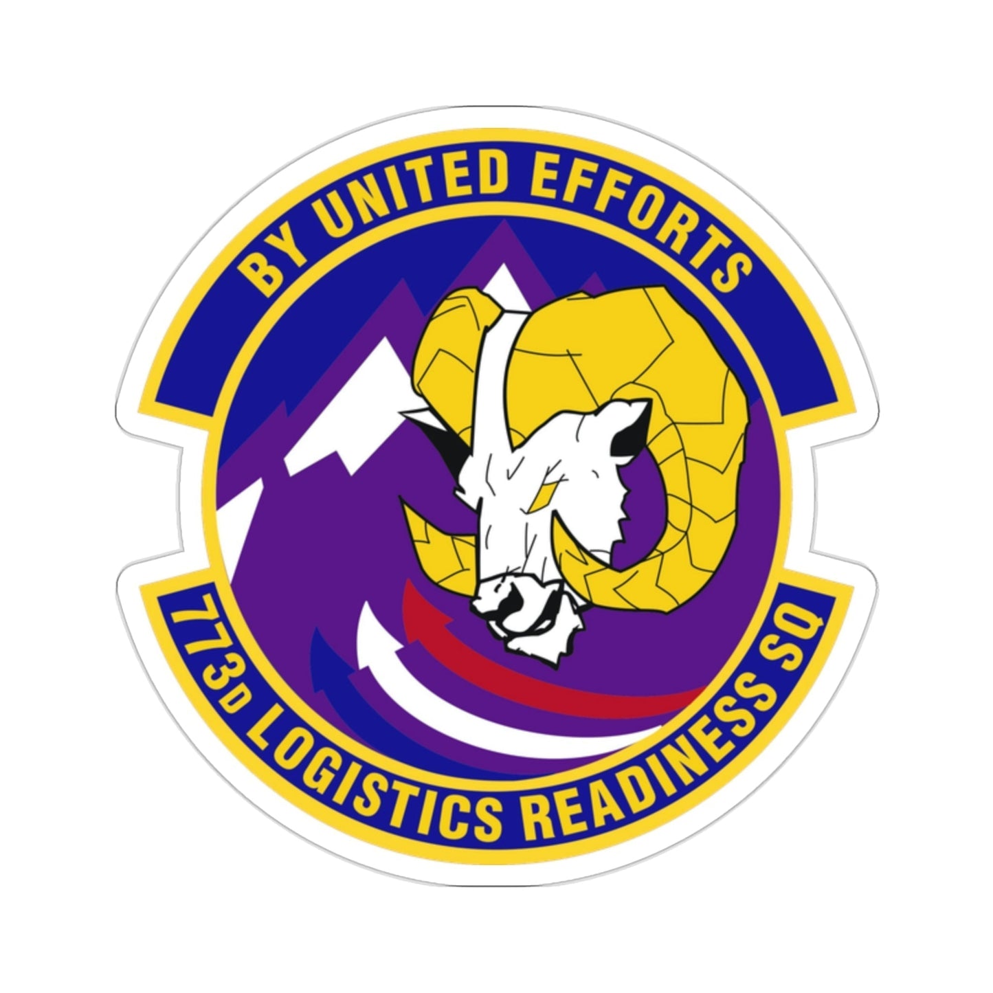 773 Logistics Readiness Squadron PACAF (U.S. Air Force) STICKER Vinyl Die-Cut Decal-2 Inch-The Sticker Space