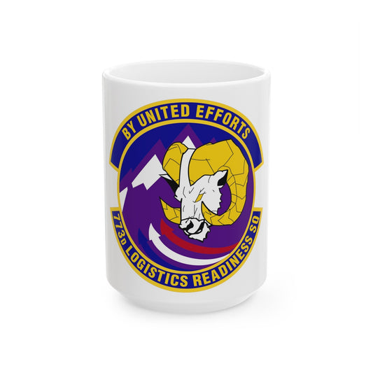 773 Logistics Readiness Squadron PACAF (U.S. Air Force) White Coffee Mug-15oz-The Sticker Space