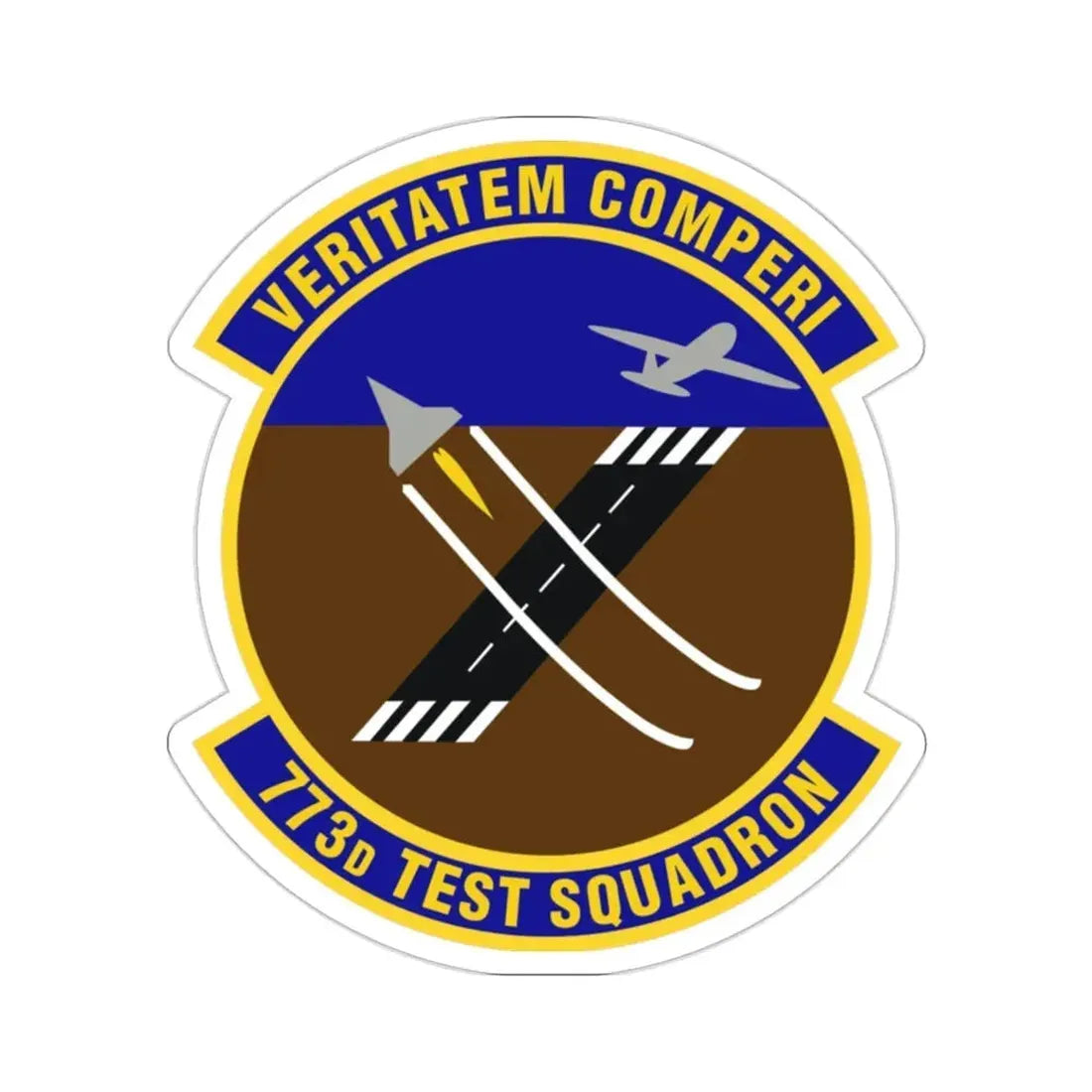 773 Test Squadron AFMC (U.S. Air Force) STICKER Vinyl Die-Cut Decal - The Sticker Space