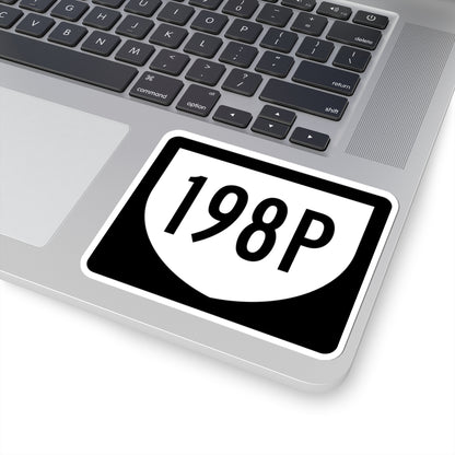 PR urban primary 198P (Puerto Rico) (Road Sign) STICKER Vinyl Kiss-Cut Decal
