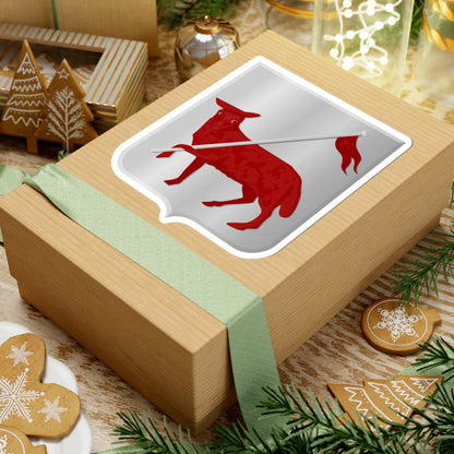 Achttienhoven wapen (Netherlands) (Coat of Arms) STICKER Vinyl Kiss-Cut Decal