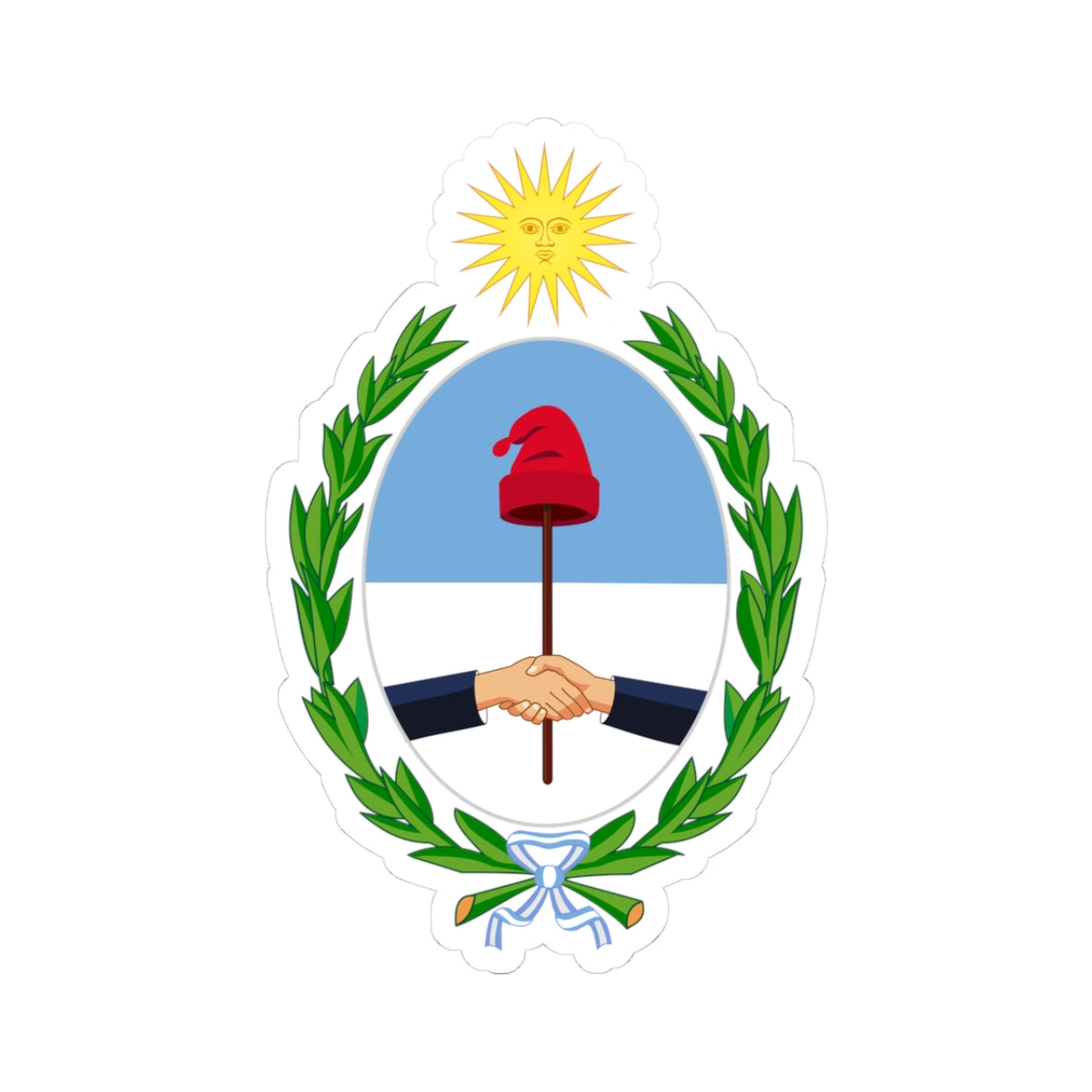 Coat of Arms San Juan Argentina - STICKER Vinyl Kiss-Cut Decal
