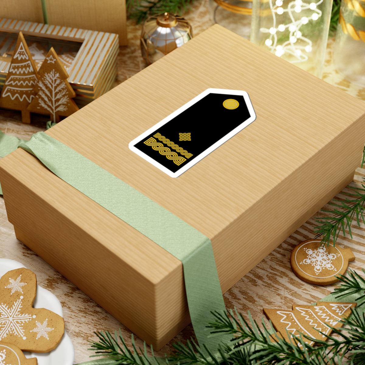 Naramenica svečane odore bojnika HKoV (Croatia) (Military Rank) STICKER Vinyl Kiss-Cut Decal