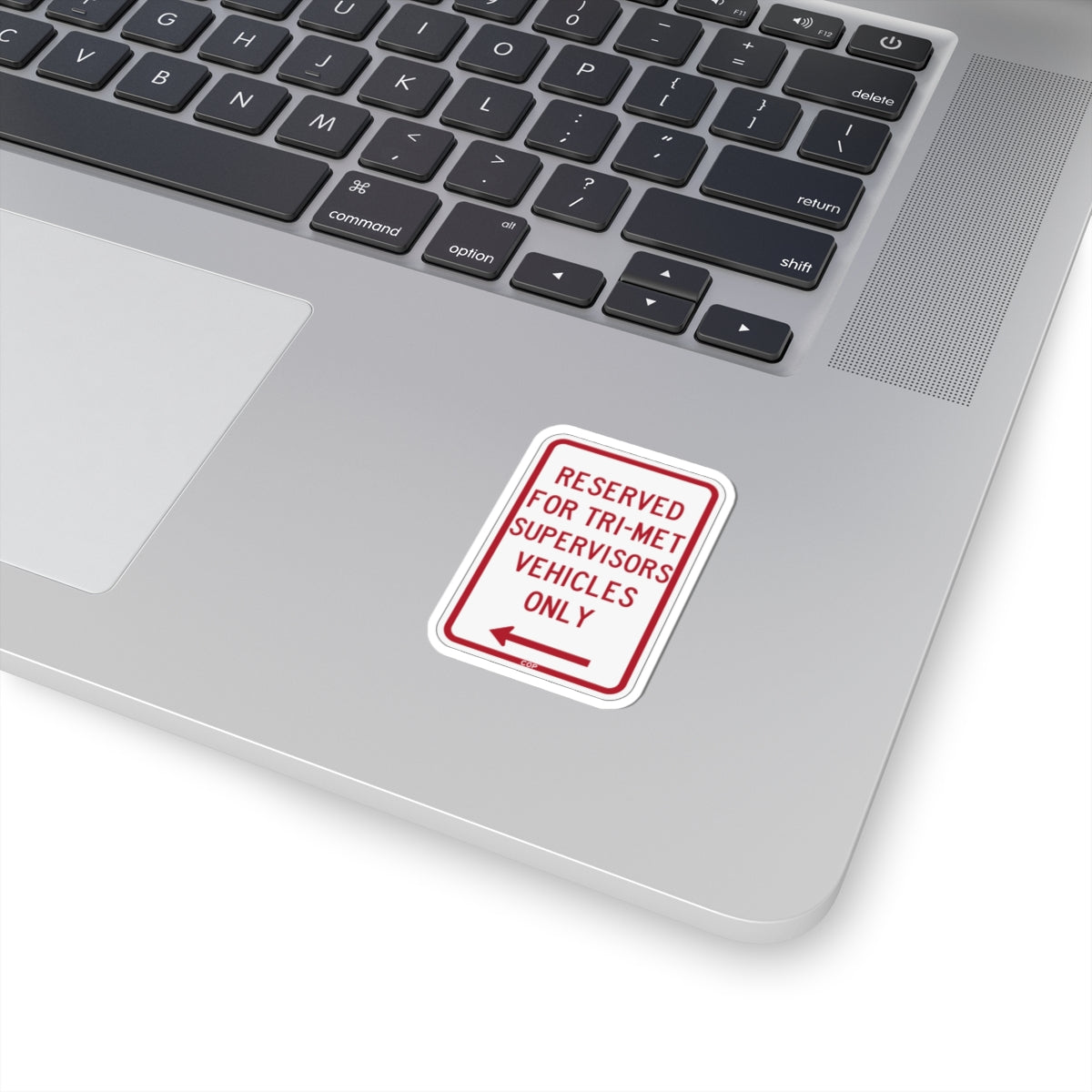 PBOT Road sign P4030 (Oregon) (Road Sign) STICKER Vinyl Kiss-Cut Decal