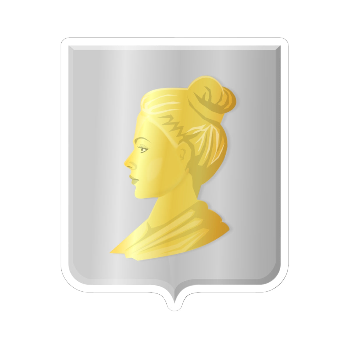 Aagtekerke wapen (Netherlands) (Coat of Arms) STICKER Vinyl Kiss-Cut Decal