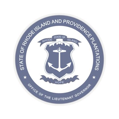 Seal of the Lieutenant Governor of Rhode Island - STICKER Vinyl Kiss-Cut Decal