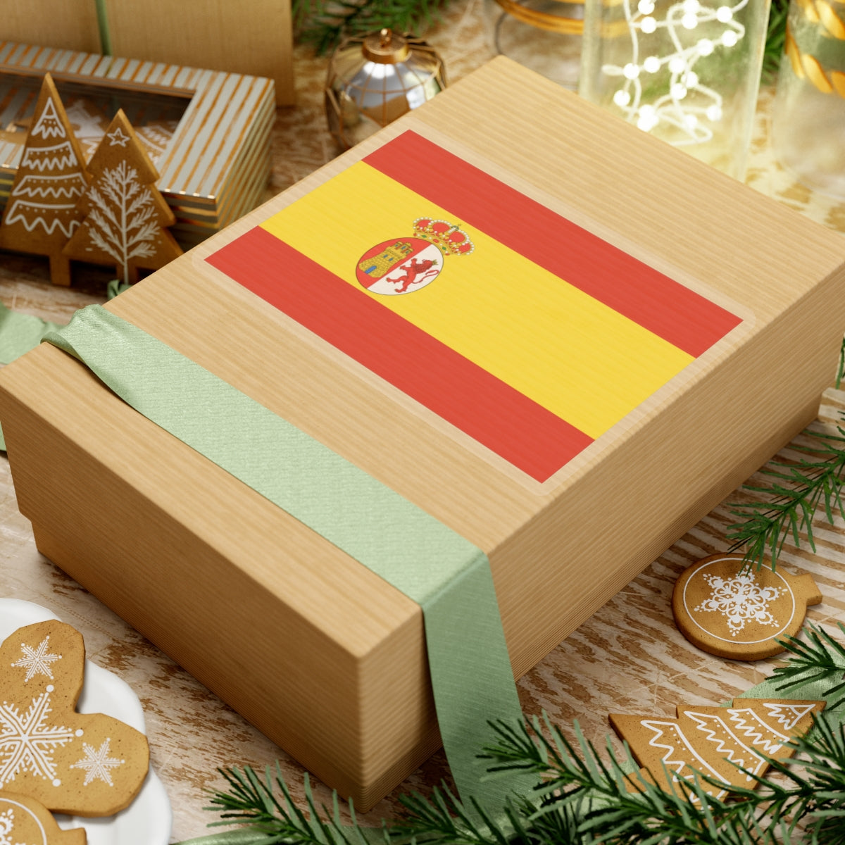 Flag of Spain 1785-1873 1875-1931 (Argentina) STICKER Vinyl Kiss-Cut Decal