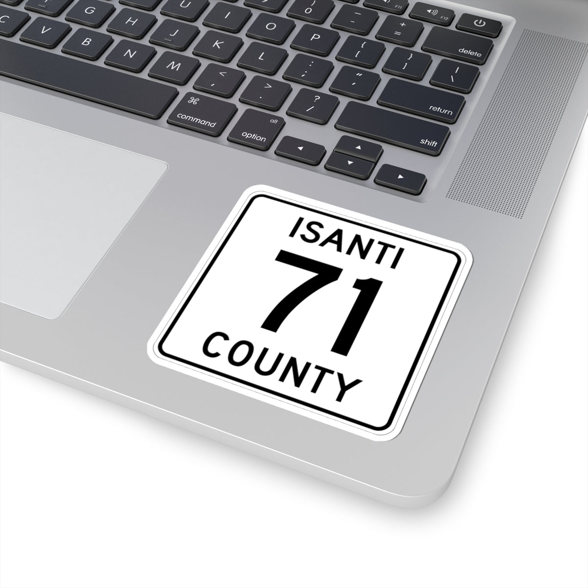 Isanti County 71 MN (Minnesota) (Road Sign) STICKER Vinyl Kiss-Cut Decal